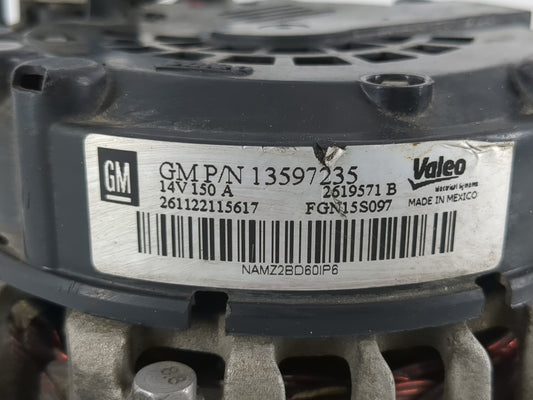 2017-2020 Chevrolet Impala Alternator Replacement Generator Charging Assembly Engine OEM P/N:13597235 13520825 Fits OEM Used Auto Parts