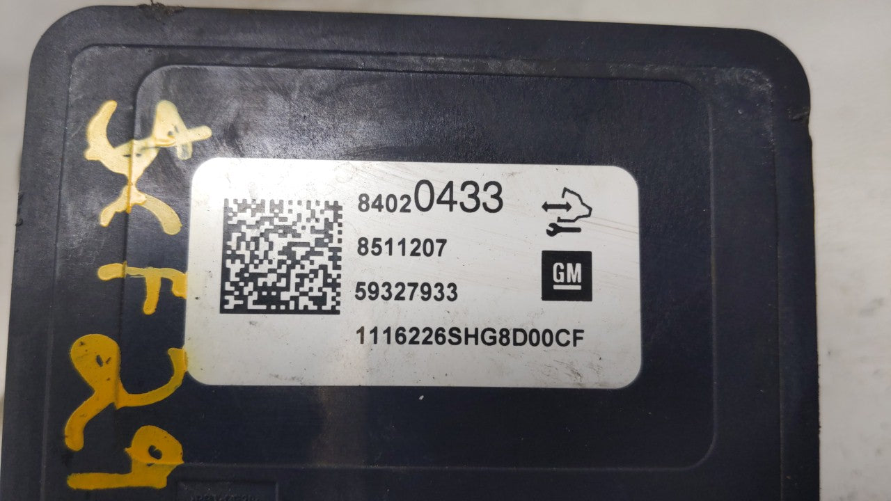 2017-2020 Chevrolet Impala ABS Pump Control Module Replacement P/N:84020433 Fits Fits 2017 2018 2019 2020 OEM Used Auto Part