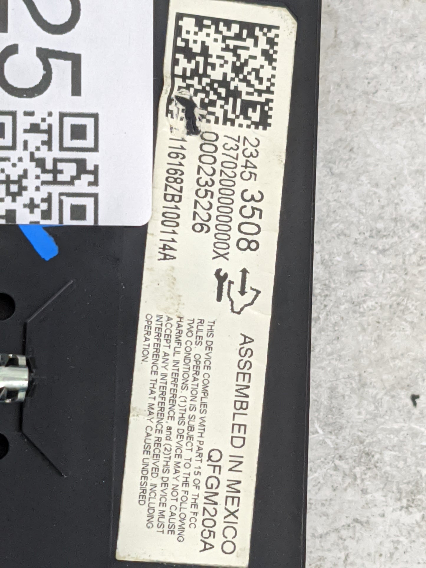 2014-2020 Chevrolet Impala Climate Control Module Temperature AC/Heater Replacement P/N:23453508 QFGM205A Fits OEM Used Auto
