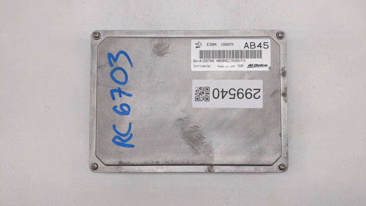 2017-2019 Chevrolet Impala PCM Engine Control Computer ECU ECM PCU OEM P/N:12666068 12667002, 12666070 Fits Fits 2017 2018 2
