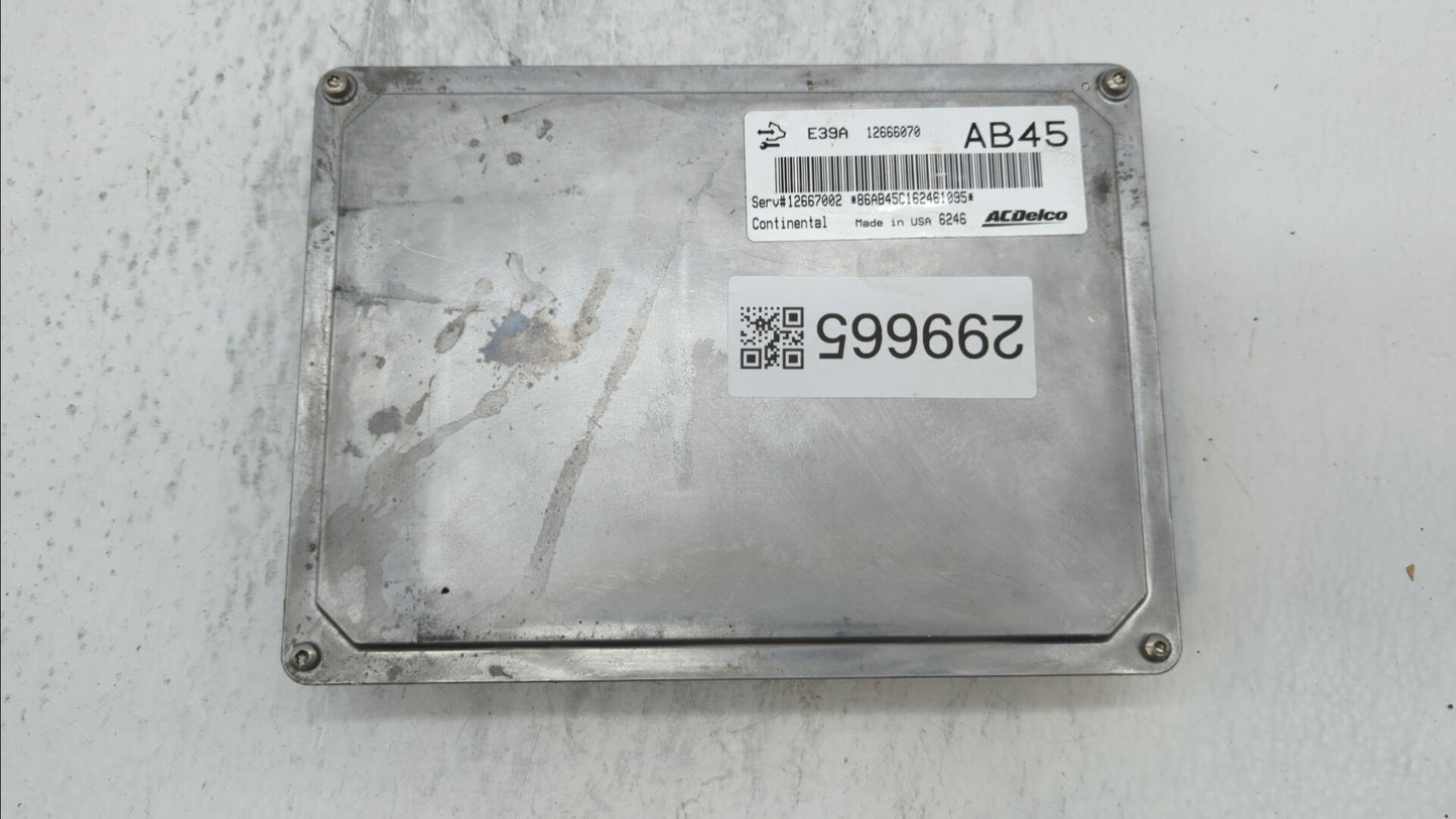 2017-2019 Chevrolet Impala PCM Engine Control Computer ECU ECM PCU OEM P/N:12666068 12667002, 12666070 Fits Fits 2017 2018 2