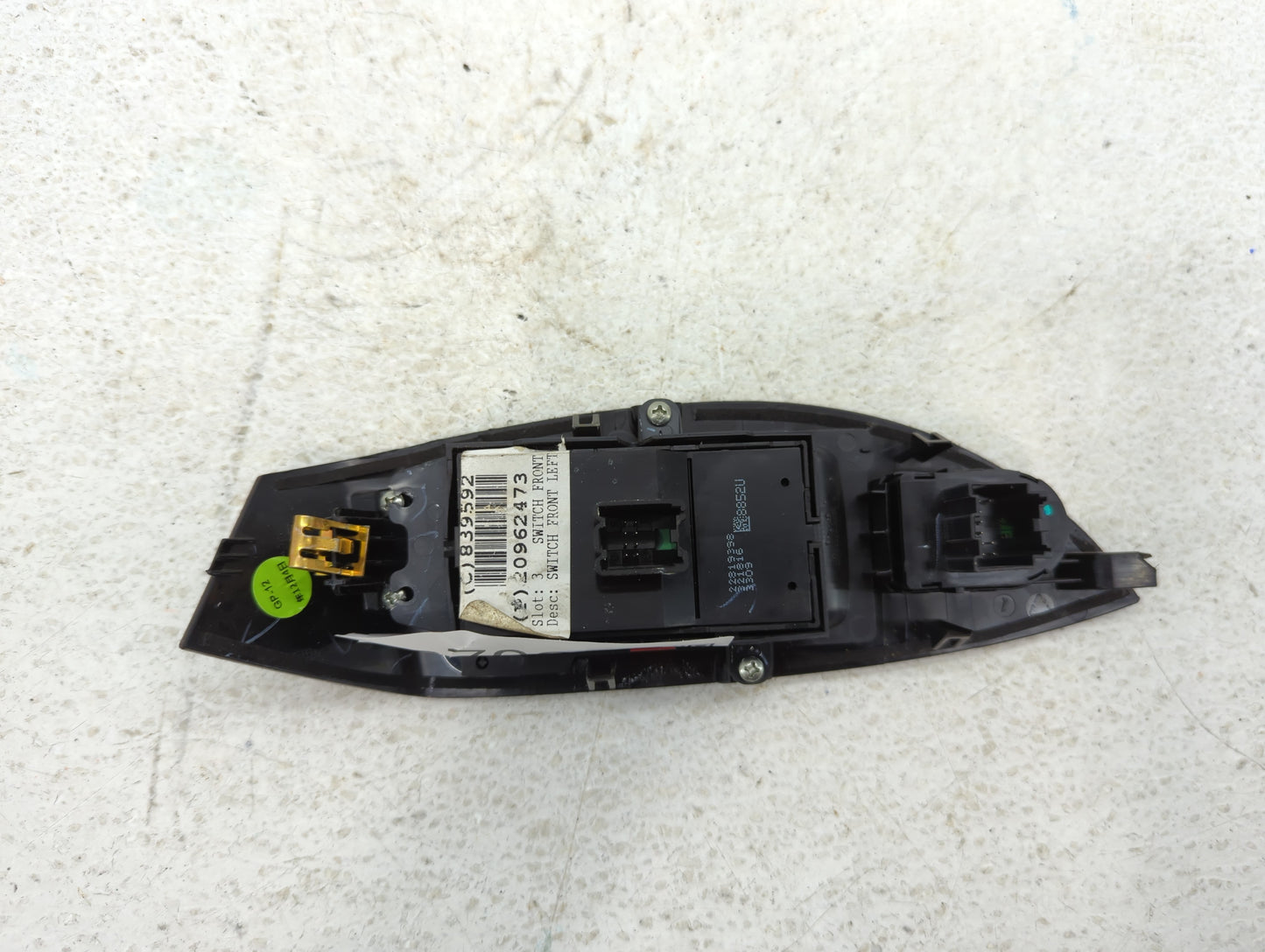 2014-2020 Chevrolet Impala Master Power Window Switch Replacement Driver Side Left P/N:22819398 Fits OEM Used Auto Parts - O