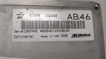 2017-2019 Chevrolet Impala PCM Engine Control Computer ECU ECM PCU OEM P/N:12667002 12667189 12685918 12666068 12694743 Fits OEM Used Auto Parts