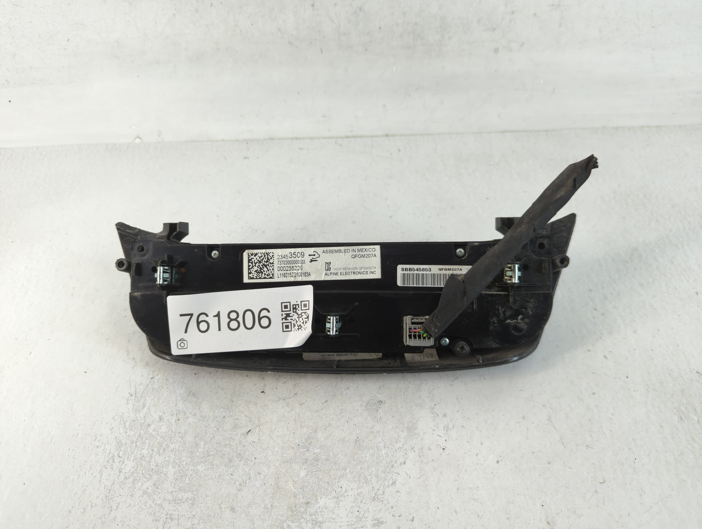 2014-2020 Chevrolet Impala Climate Control Module Temperature AC/Heater Replacement P/N:23453509 Fits OEM Used Auto Parts -