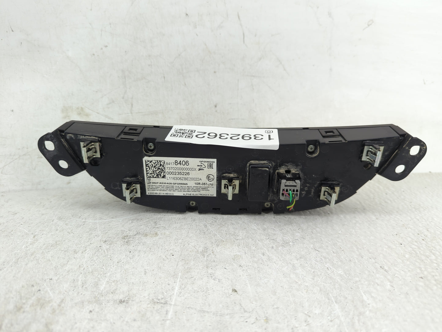 2016-2017 Chevrolet Malibu Climate Control Module Temperature AC/Heater Replacement P/N:000235226 84178406 Fits Fits 2016 20