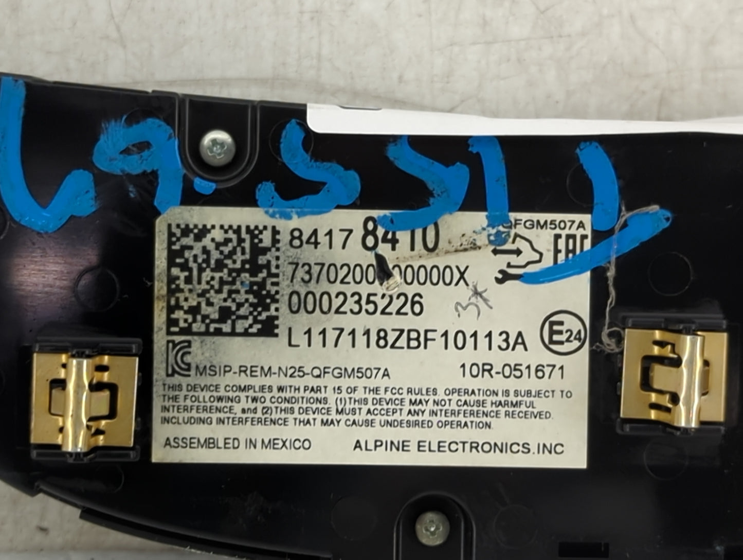 2016-2017 Chevrolet Malibu Climate Control Module Temperature AC/Heater Replacement P/N:84178407 Fits Fits 2016 2017 OEM Use