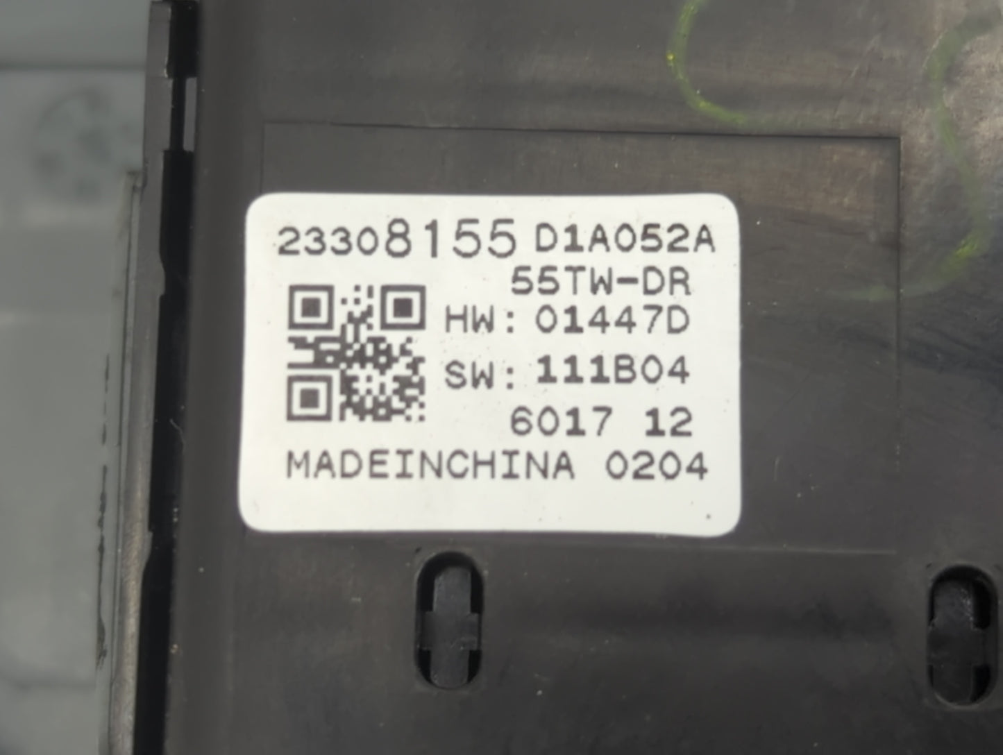 2016-2021 Chevrolet Malibu Master Power Window Switch Replacement Driver Side Left P/N:23308155 D1A052A Fits OEM Used Auto P