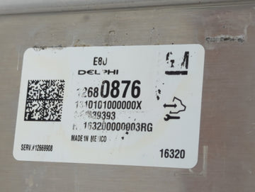2017-2021 Chevrolet Malibu PCM Engine Control Computer ECU ECM PCU OEM P/N:12680876 12669908 Fits OEM Used Auto Parts