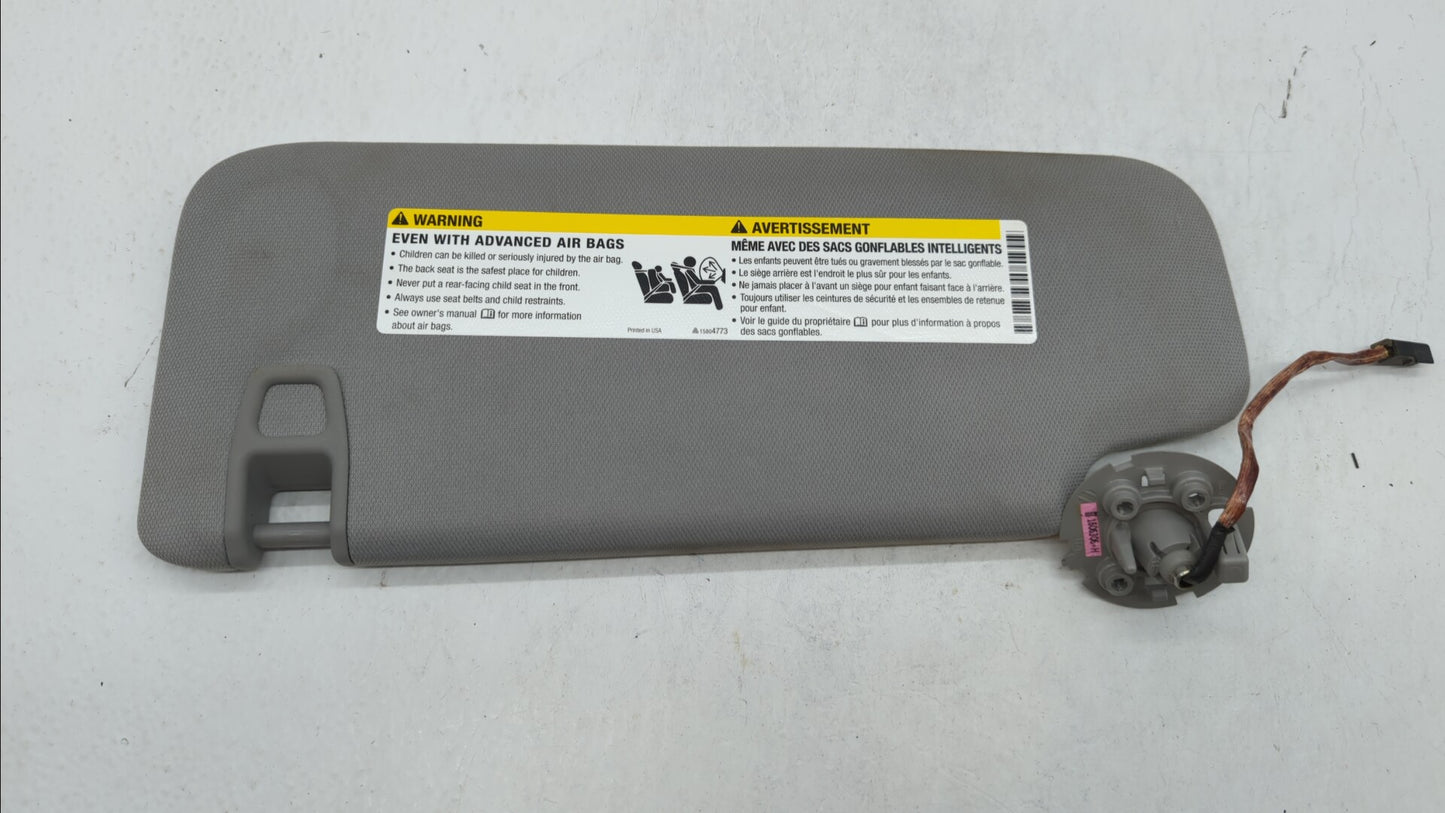 2016-2019 Chevrolet Malibu Sun Visor Shade Replacement Passenger Right Mirror Fits Fits 2016 2017 2018 2019 OEM Used Auto Pa