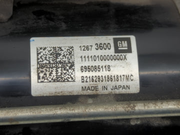 2017-2021 Chevrolet Malibu Car Starter Motor Solenoid OEM P/N:12673600 Fits Fits 2017 2018 2019 2020 2021 2022 OEM Used Auto Parts