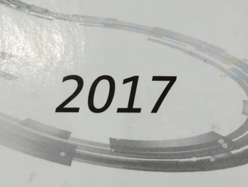2017 Chevrolet Malibu Owners Manual Book Guide P/N:23461930 OEM Used Auto Parts