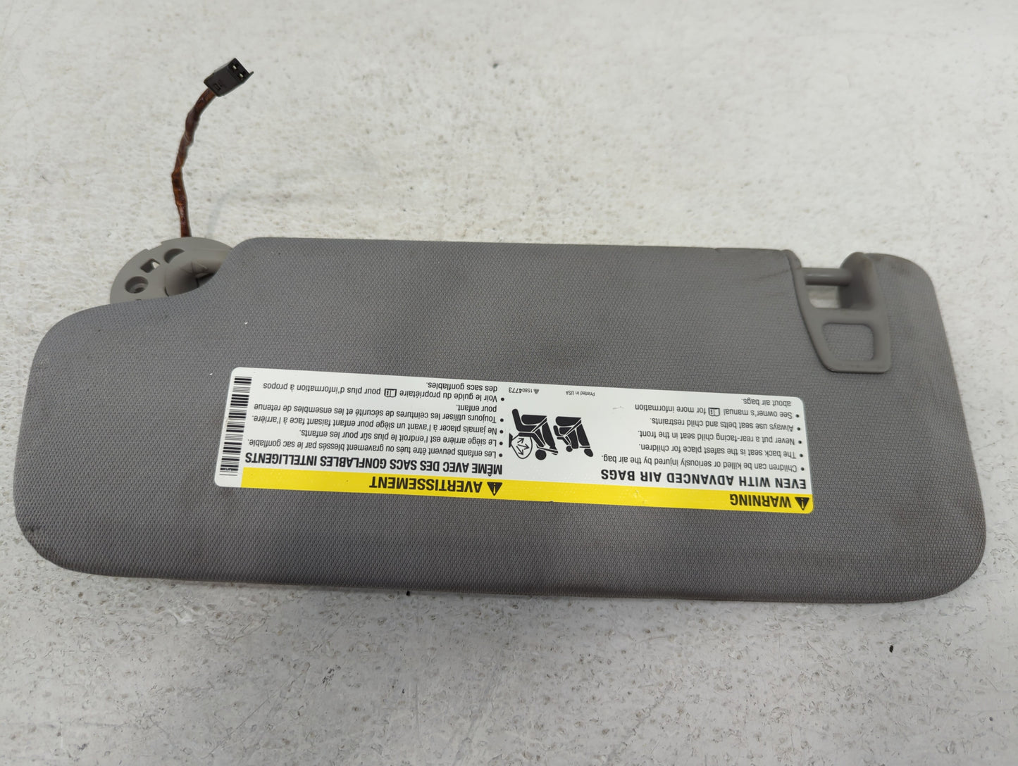 2016-2021 Chevrolet Malibu Sun Visor Shade Replacement Passenger Right Mirror Fits Fits 2016 2017 2018 2019 2020 2021 OEM Us