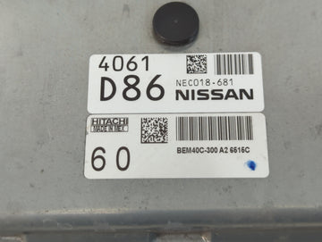 2017-2021 Chevrolet Malibu PCM Engine Control Computer ECU ECM PCU OEM P/N:BEM40C-300 A2 6515C 4061 D86 Fits OEM Used Auto Parts