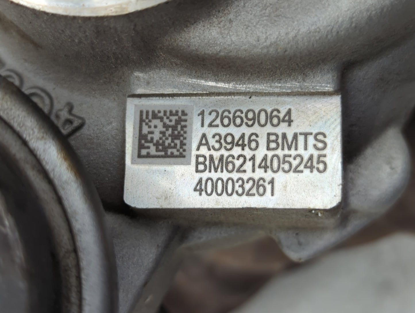 2016 Malibu Turbocharger Turbo Charger Super Charger Supercharger - Oemusedautoparts1.com