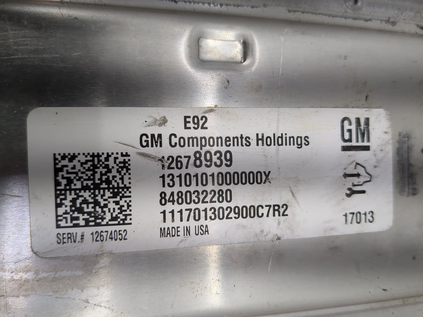 2016-2018 Chevrolet Silverado 1500 PCM Engine Control Computer ECU ECM PCU OEM P/N:12678939 Fits Fits 2016 2017 2018 OEM Use