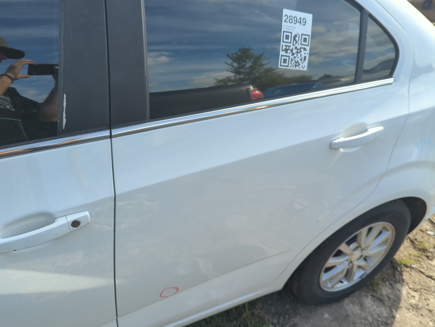 2012-2019 Chevrolet Sonic Driver Rear Door Oem - Oemusedautoparts1.com