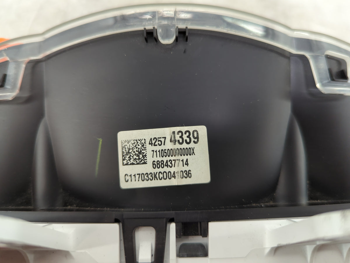 2017-2019 Chevrolet Sonic Instrument Cluster Speedometer Gauges P/N:42574339 688437714 Miles: Fits Fits 2017 2018 2019 OEM U