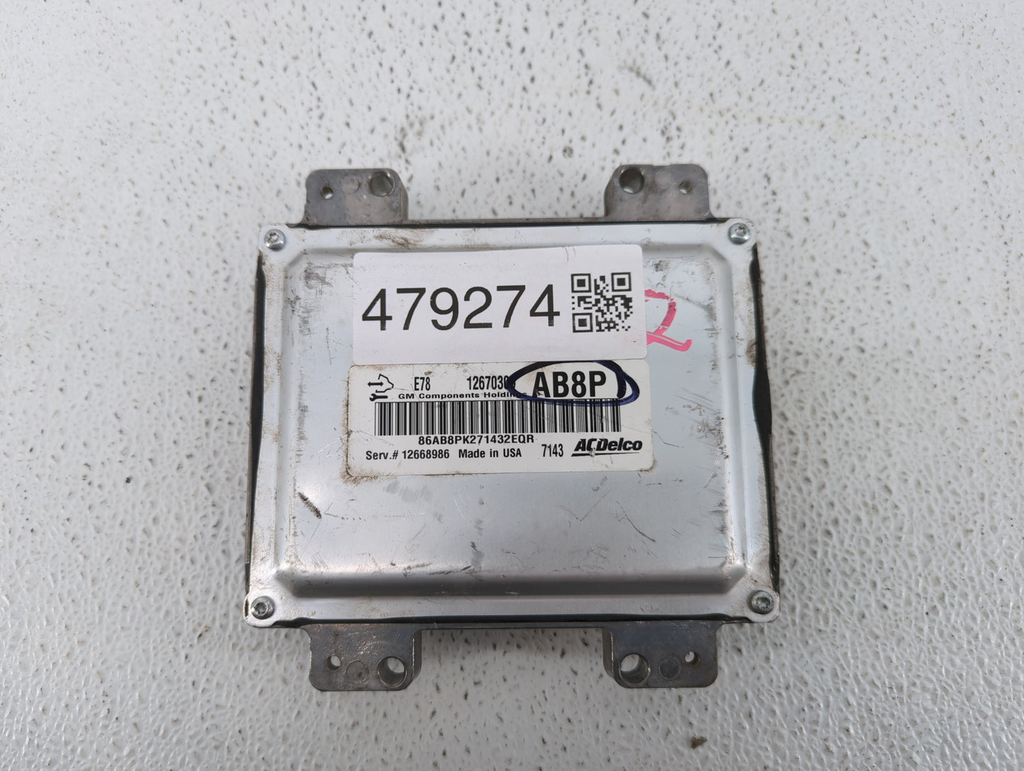 2017-2019 Chevrolet Sonic PCM Engine Control Computer ECU ECM PCU OEM P/N:12668986 12677671 Fits Fits 2017 2018 2019 2020 20