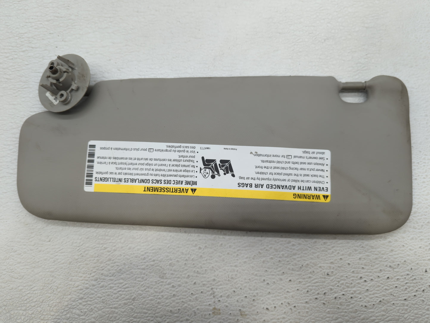 2012-2019 Chevrolet Sonic Sun Visor Shade Replacement Passenger Right Mirror Fits Fits 2012 2013 2014 2015 2016 2017 2018 20