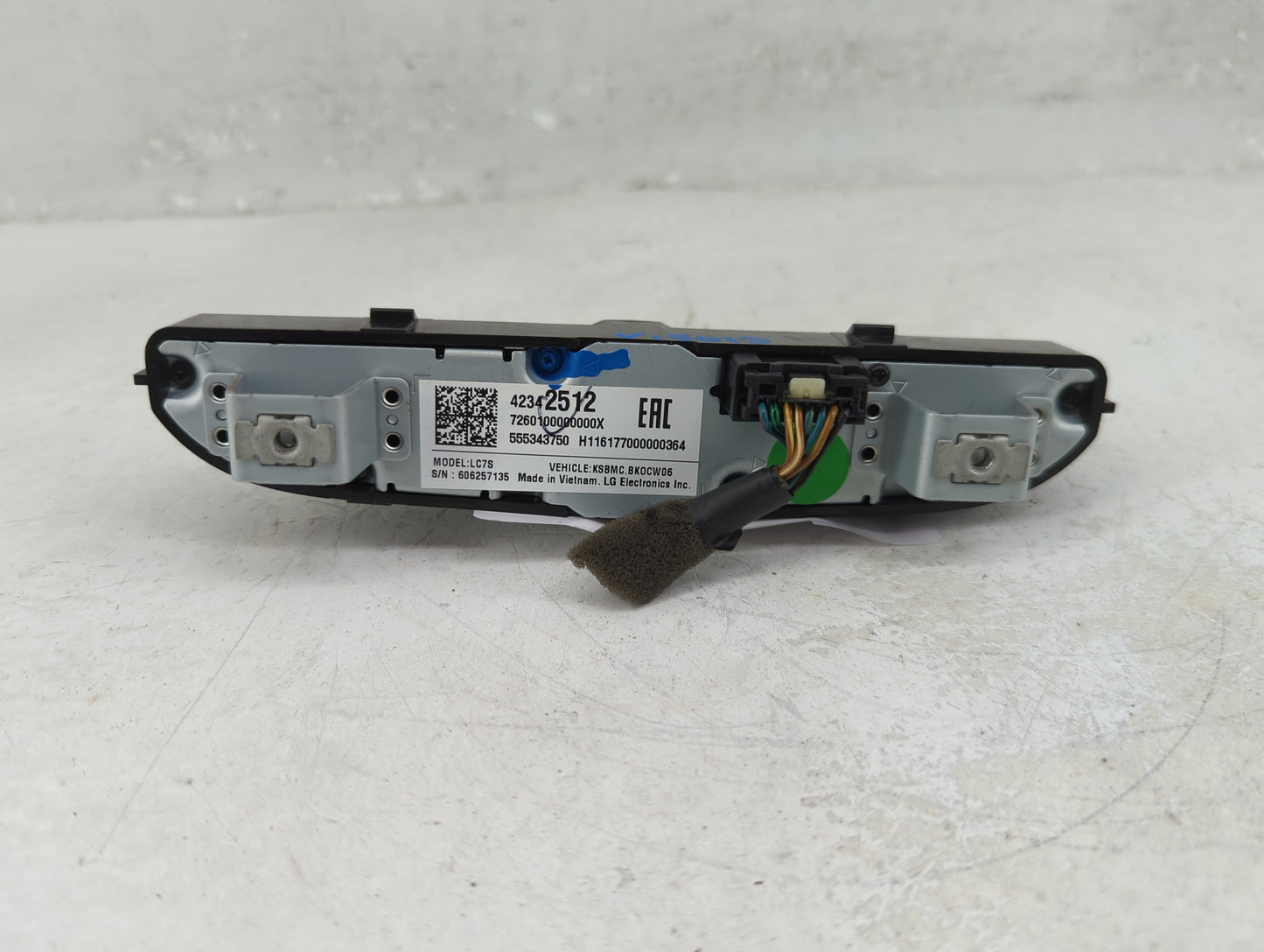 2016-2019 Chevrolet Spark Radio AM FM Cd Player Receiver Replacement P/N:42342512 Fits Fits 2016 2017 2018 2019 OEM Used Aut