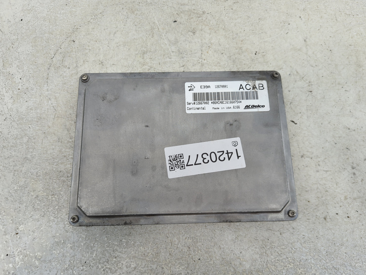 2017 Chevrolet Traverse PCM Engine Control Computer ECU ECM PCU OEM P/N:12670801 Fits Fits 2018 2019 2020 OEM Used Auto Part