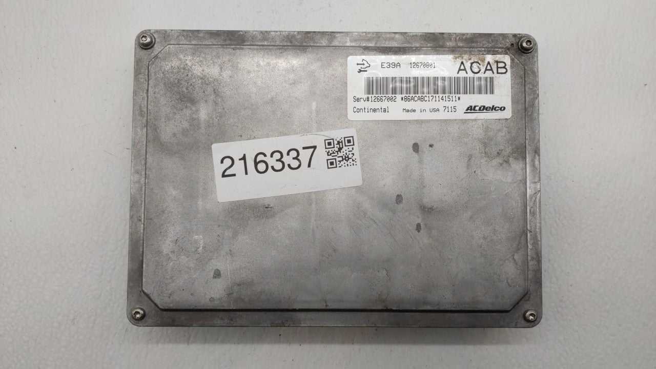 2017 Chevrolet Traverse PCM Engine Control Computer ECU ECM PCU OEM P/N:12666068 12667002, 12666070, 12667189 Fits Fits 2018