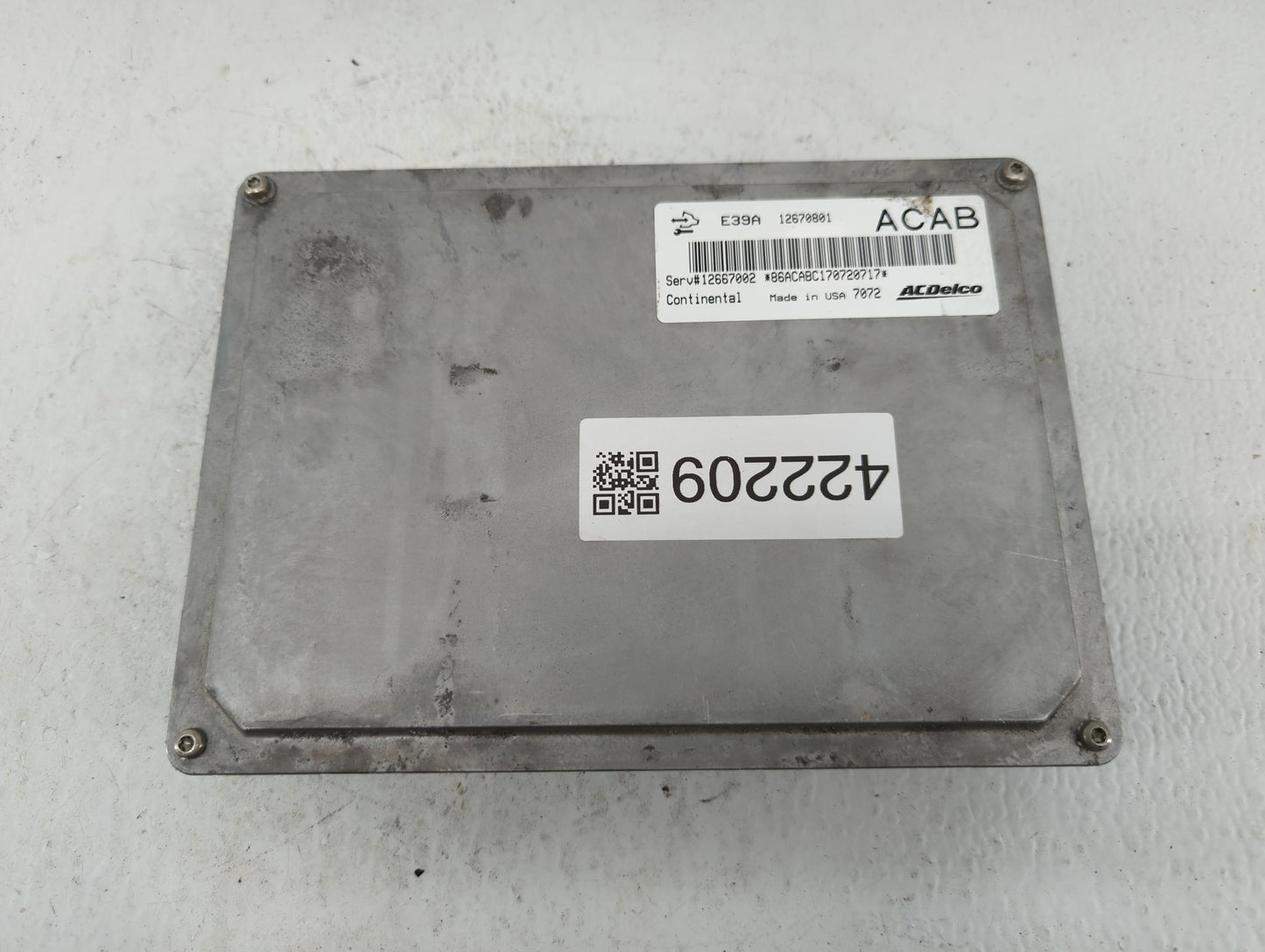 2017 Chevrolet Traverse PCM Engine Control Computer ECU ECM PCU OEM P/N:12667002 12666129, 12694743 Fits Fits 2018 2019 2020