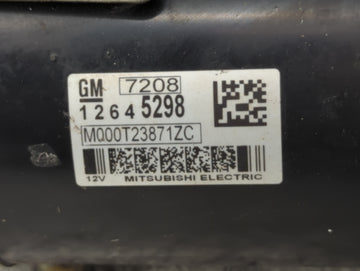 2017 Chevrolet Traverse Car Starter Motor Solenoid OEM P/N:M000T23871ZC 12645298 Fits OEM Used Auto Parts