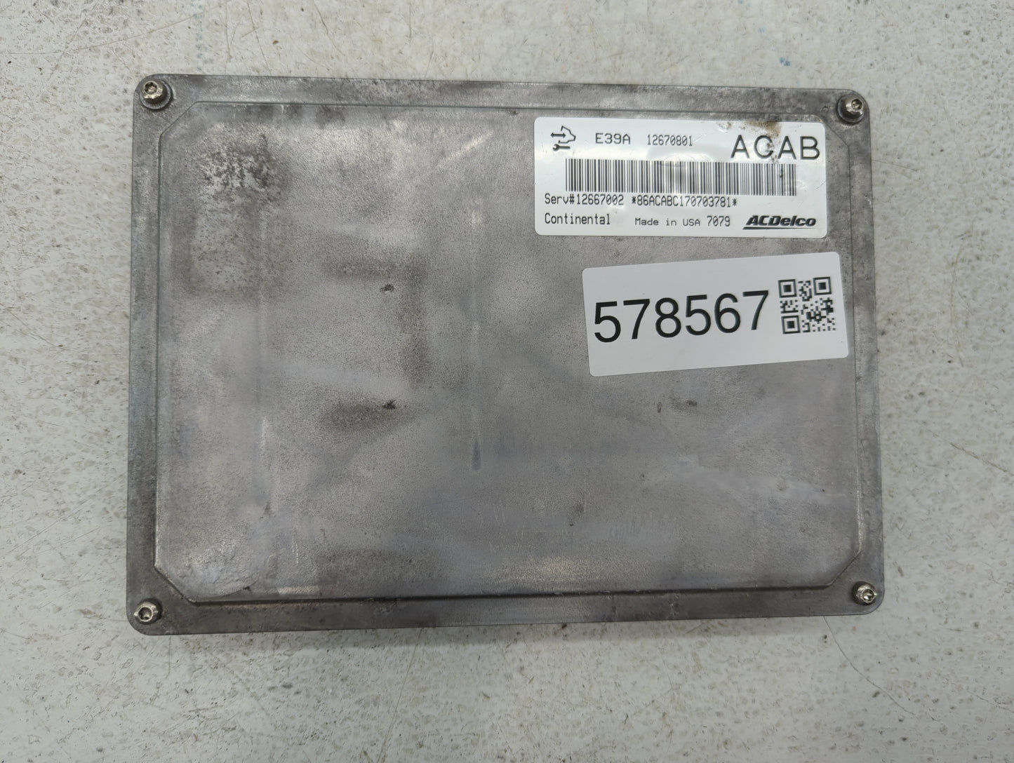 2017 Chevrolet Traverse PCM Engine Control Computer ECU ECM PCU OEM P/N:12670801 Fits Fits 2018 2019 2020 OEM Used Auto Part