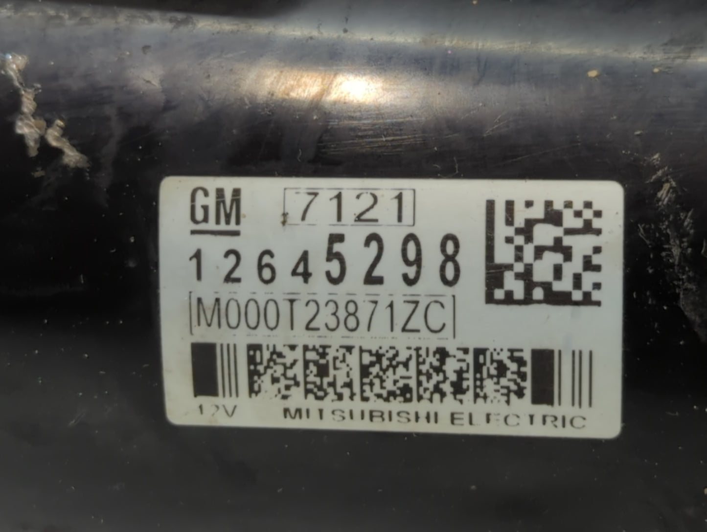 2017 Chevrolet Traverse Car Starter Motor Solenoid OEM P/N:PO0209078 17986N Fits OEM Used Auto Parts - Oemusedautoparts1.com