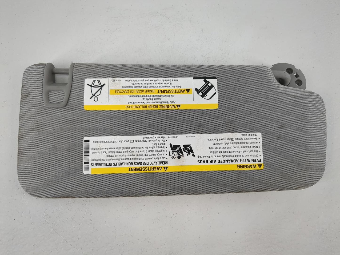 2017-2021 Chevrolet Trax Sun Visor Shade Replacement Driver Left Mirror Fits Fits 2017 2018 2019 2020 2021 OEM Used Auto Par
