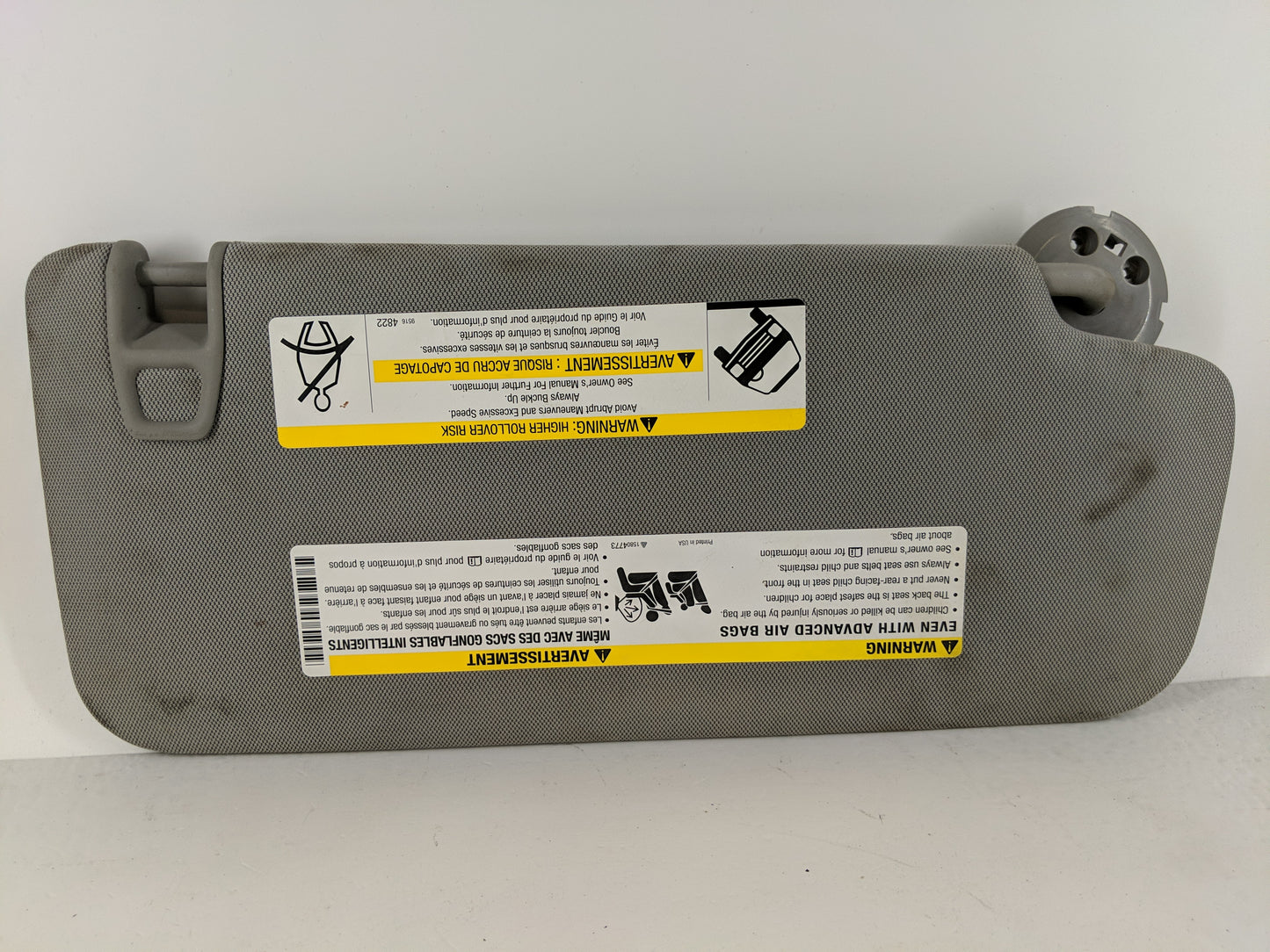 2017-2021 Chevrolet Trax Sun Visor Shade Replacement Driver Left Mirror Fits Fits 2017 2018 2019 2020 2021 OEM Used Auto Par
