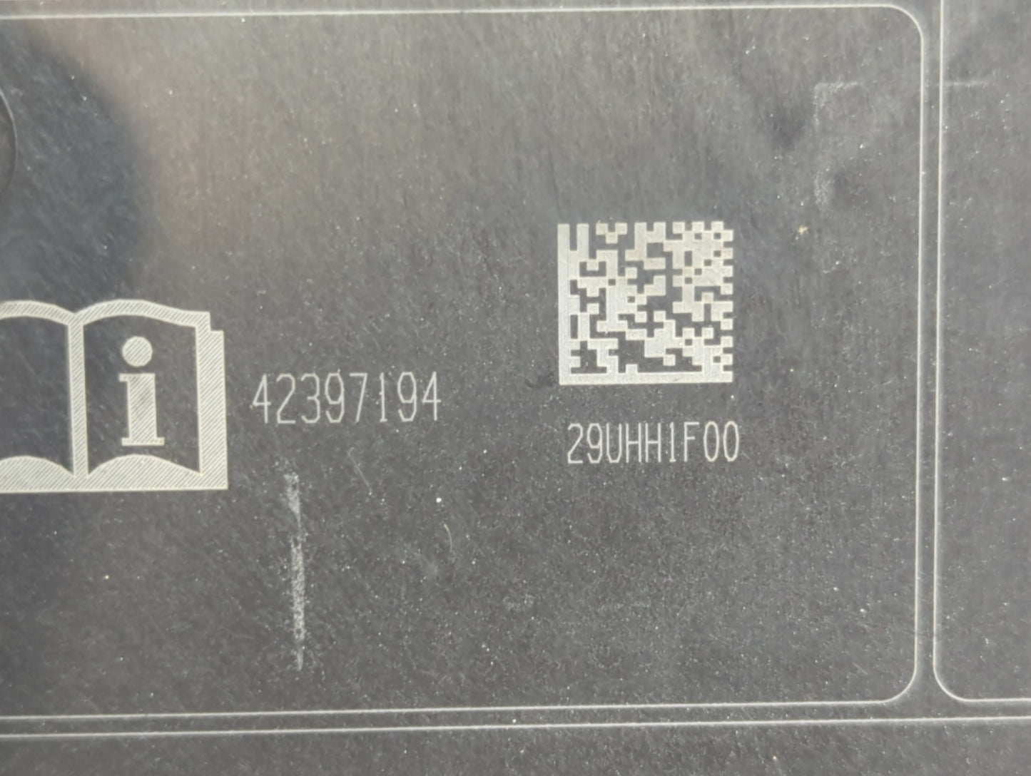 2017 Chevrolet Trax Fusebox Fuse Box Panel Relay Module P/N:42397194 Fits OEM Used Auto Parts - Oemusedautoparts1.com