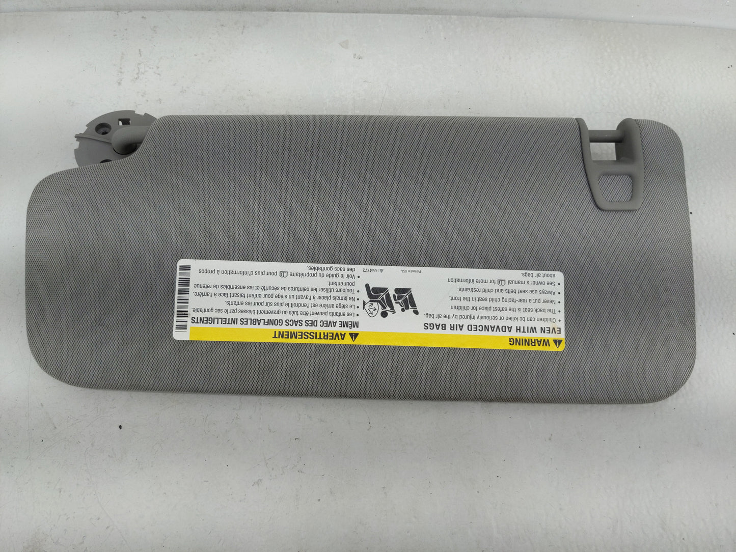 2017-2021 Chevrolet Trax Sun Visor Shade Replacement Passenger Right Mirror Fits Fits 2017 2018 2019 2020 2021 OEM Used Auto