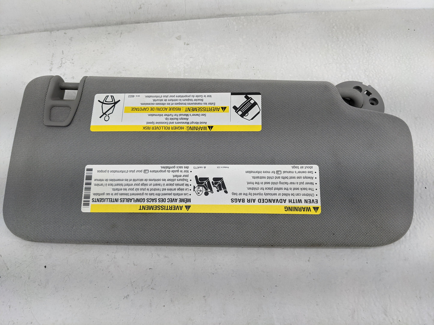 2017-2021 Chevrolet Trax Sun Visor Shade Replacement Driver Left Mirror Fits Fits 2017 2018 2019 2020 2021 OEM Used Auto Par