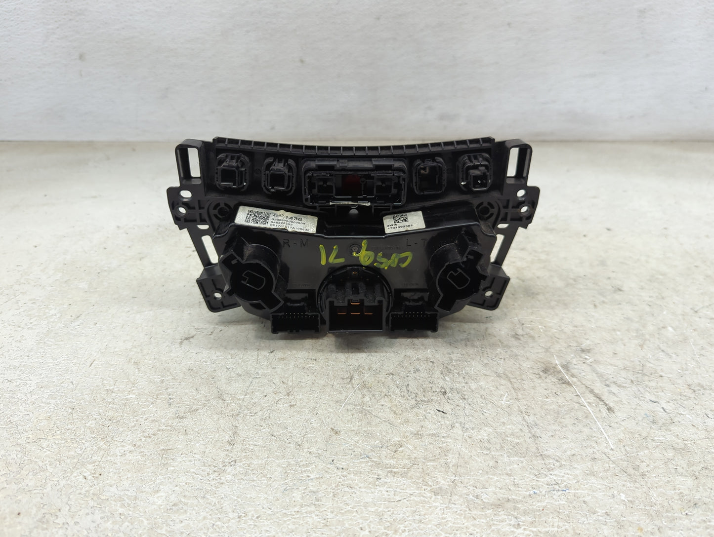 2017-2021 Chevrolet Trax Climate Control Module Temperature AC/Heater Replacement P/N:42521436 3239800000000X Fits OEM Used