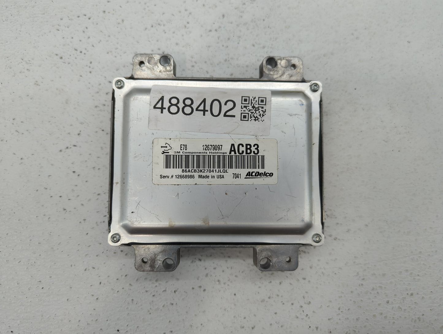 2017-2021 Chevrolet Trax PCM Engine Control Computer ECU ECM PCU OEM P/N:12668986 12679097 Fits Fits 2017 2018 2019 2020 202