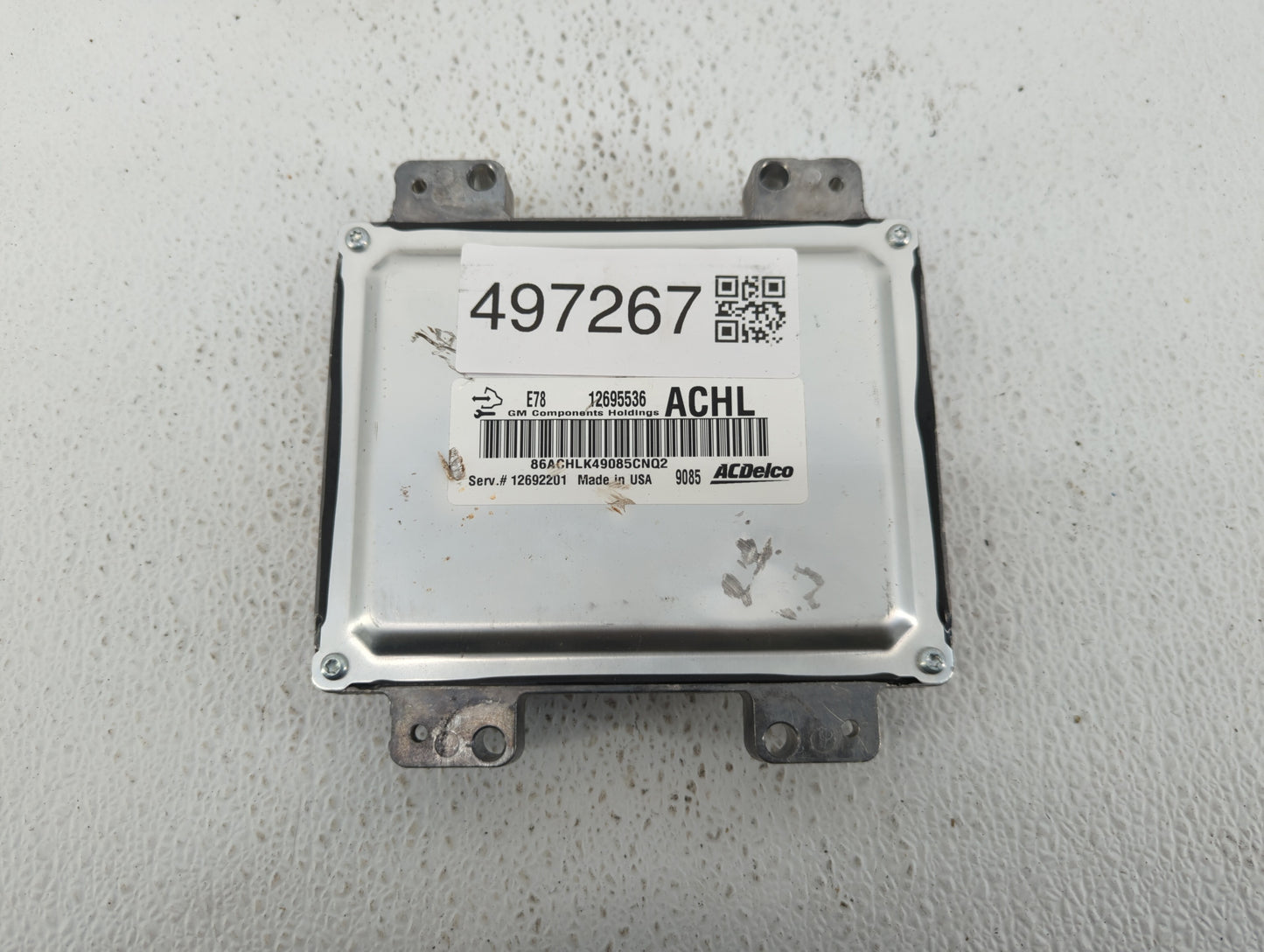 2017-2021 Chevrolet Trax PCM Engine Control Computer ECU ECM PCU OEM P/N:12668986 12685776 Fits Fits 2017 2018 2019 2020 202