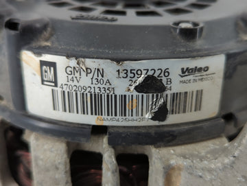 2013-2021 Chevrolet Trax Alternator Replacement Generator Charging Assembly Engine OEM P/N:13597226 Fits OEM Used Auto Parts