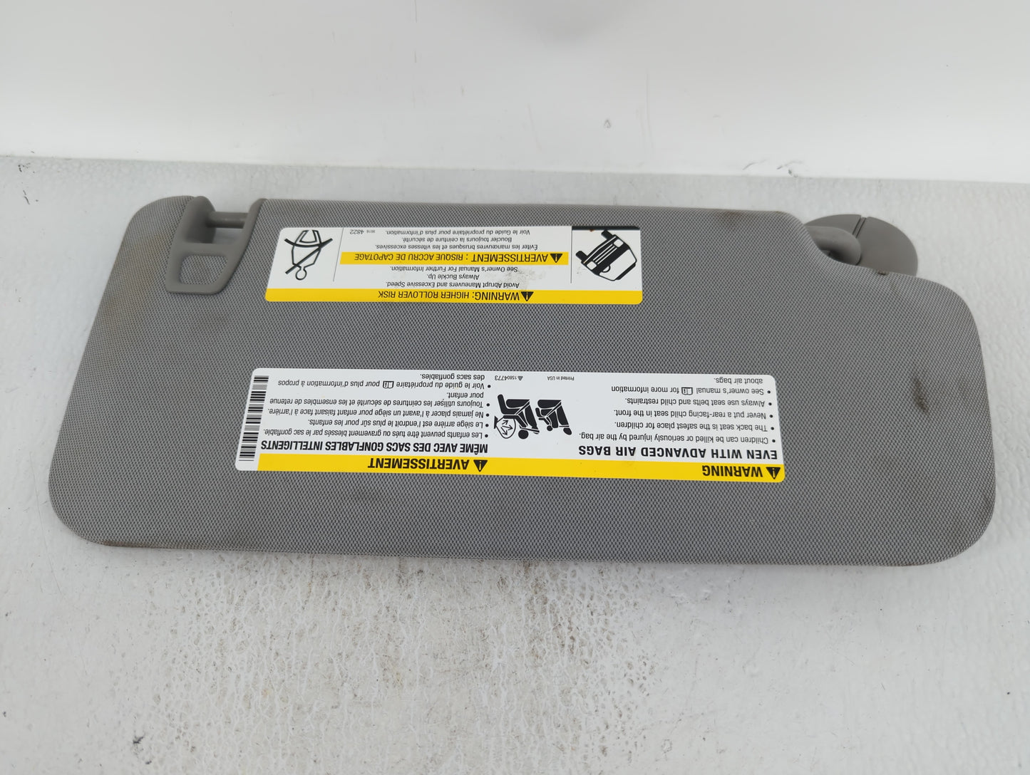 2017-2021 Chevrolet Trax Sun Visor Shade Replacement Driver Left Mirror Fits Fits 2017 2018 2019 2020 2021 OEM Used Auto Par