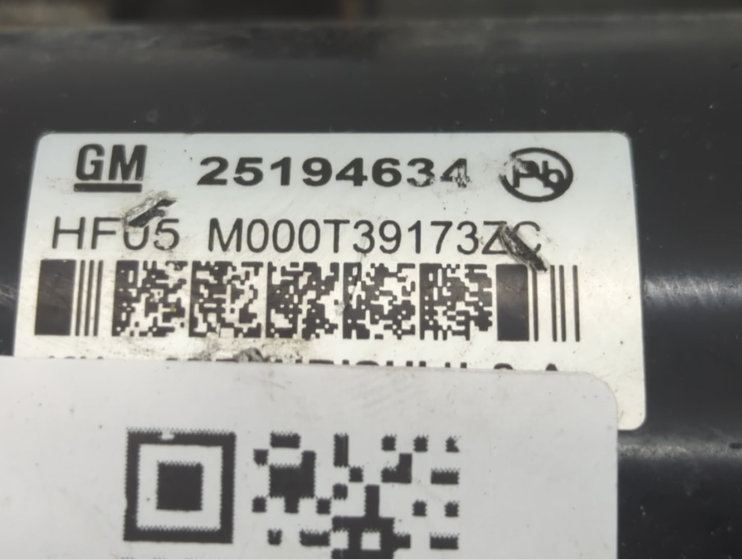 2013-2021 Chevrolet Trax Car Starter Motor Solenoid OEM P/N:25194634 Fits OEM Used Auto Parts - Oemusedautoparts1.com