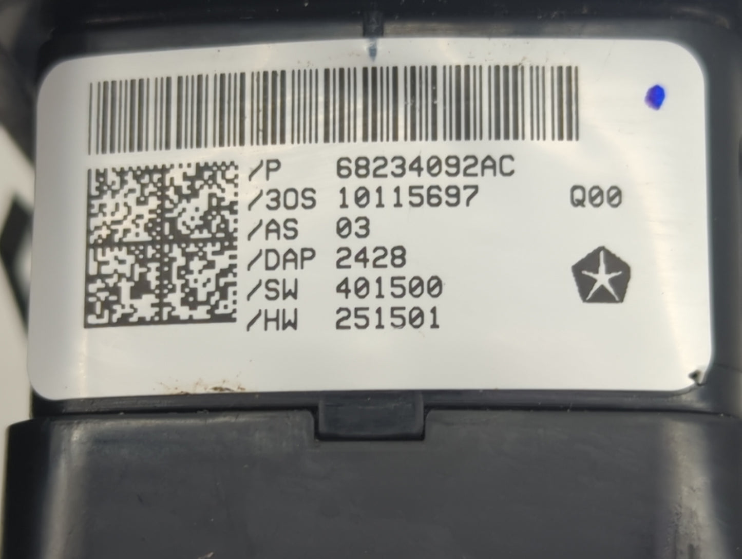 2017-2022 Chrysler Pacifica Master Power Window Switch Replacement Driver Side Left P/N:68234092AC Fits OEM Used Auto Parts