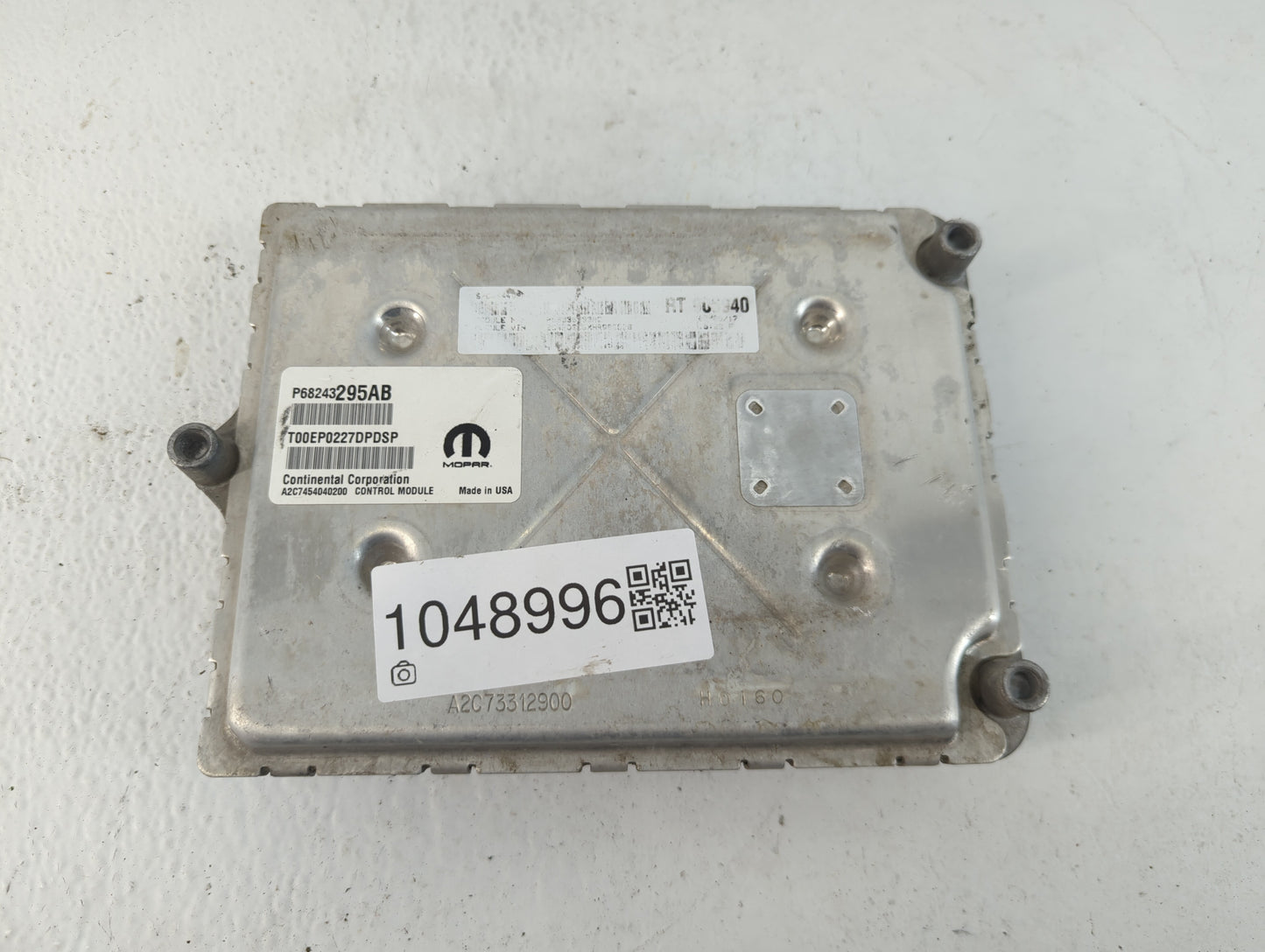 2017 Dodge Caravan PCM Engine Control Computer ECU ECM PCU OEM P/N:P68243295AB Fits Fits 2016 2018 2019 2020 OEM Used Auto P