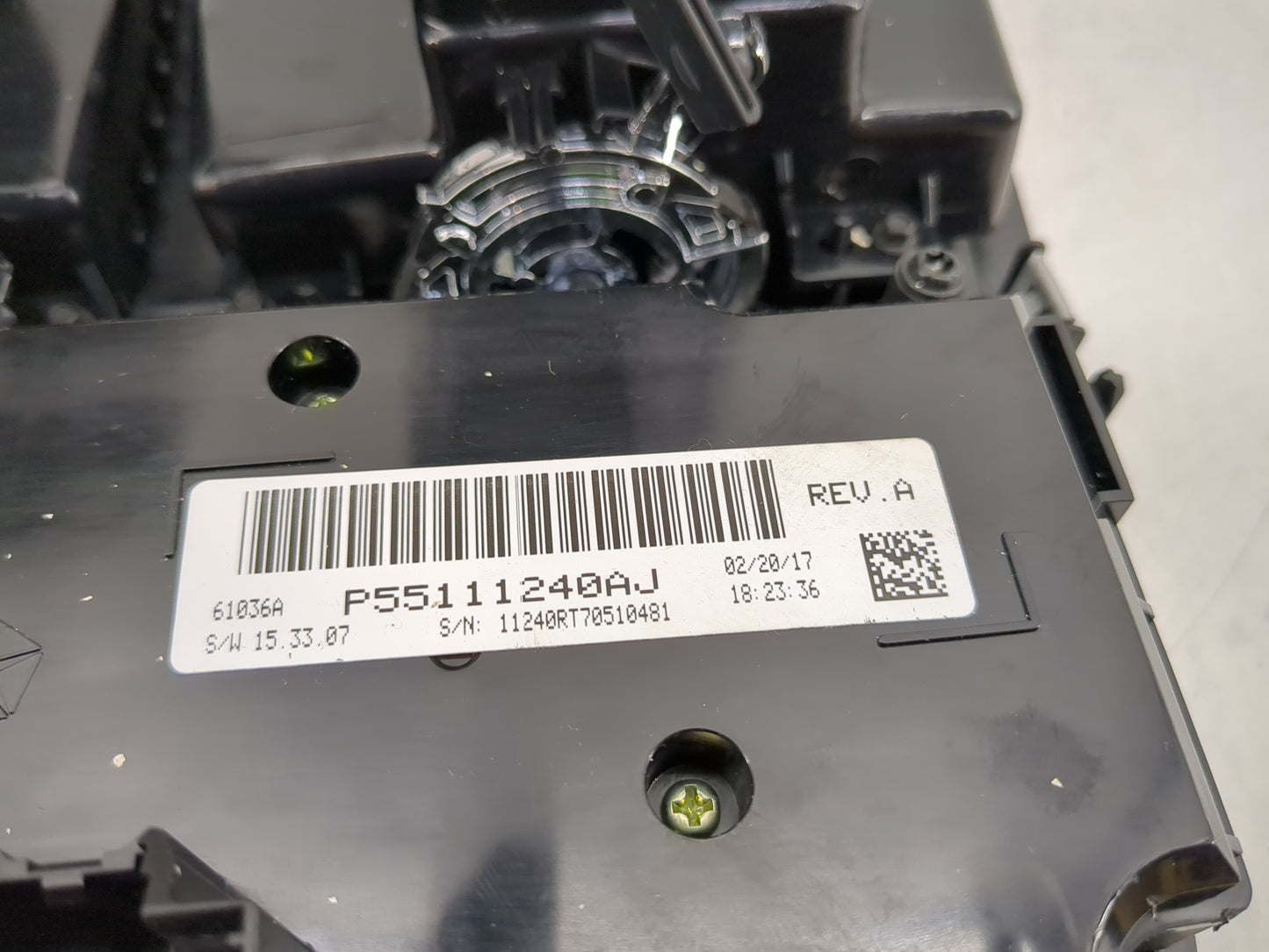 2017 Dodge Caravan Climate Control Module Temperature AC/Heater Replacement P/N:P55111240AJ Fits OEM Used Auto Parts - Oemus