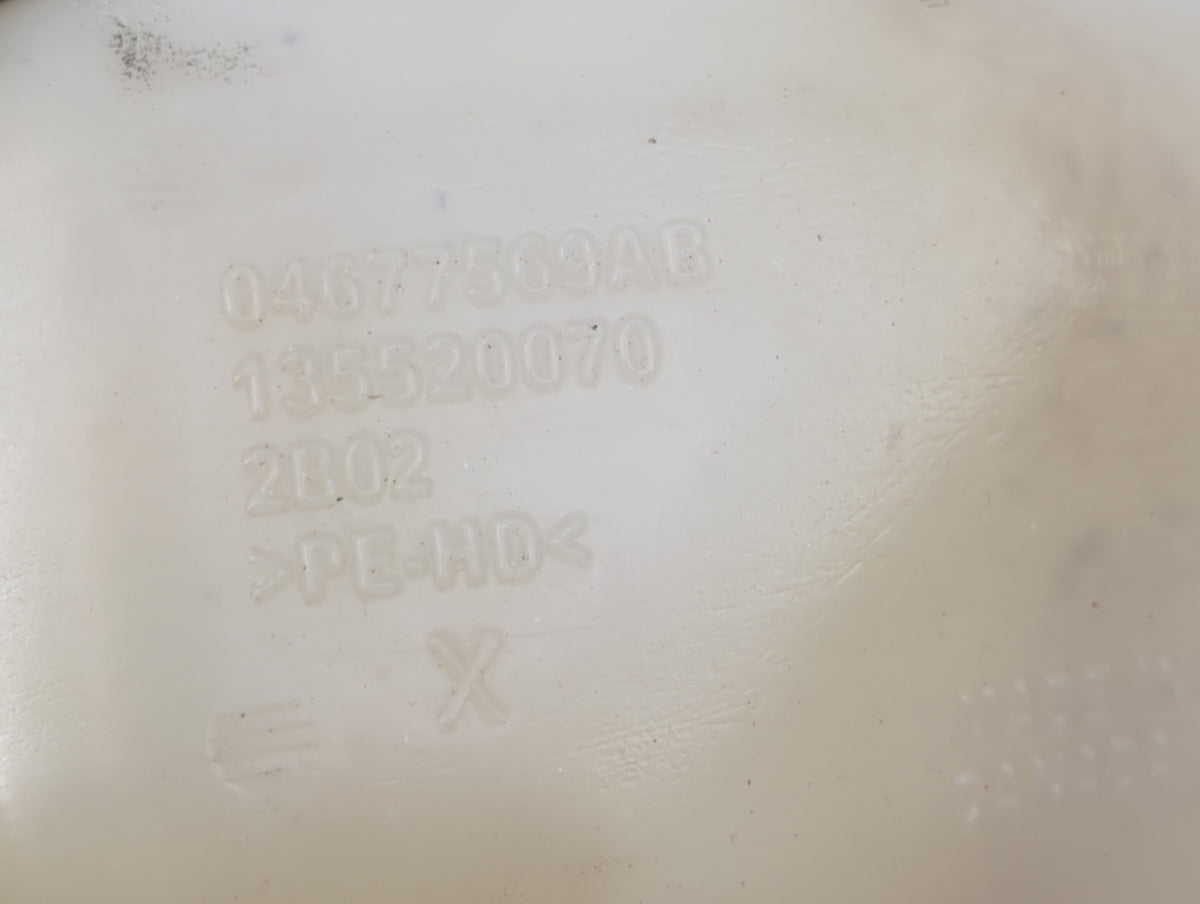 Dodge Caravan Radiator Coolant Overflow Expansion Tank Bottle White - Oemusedautoparts1.com