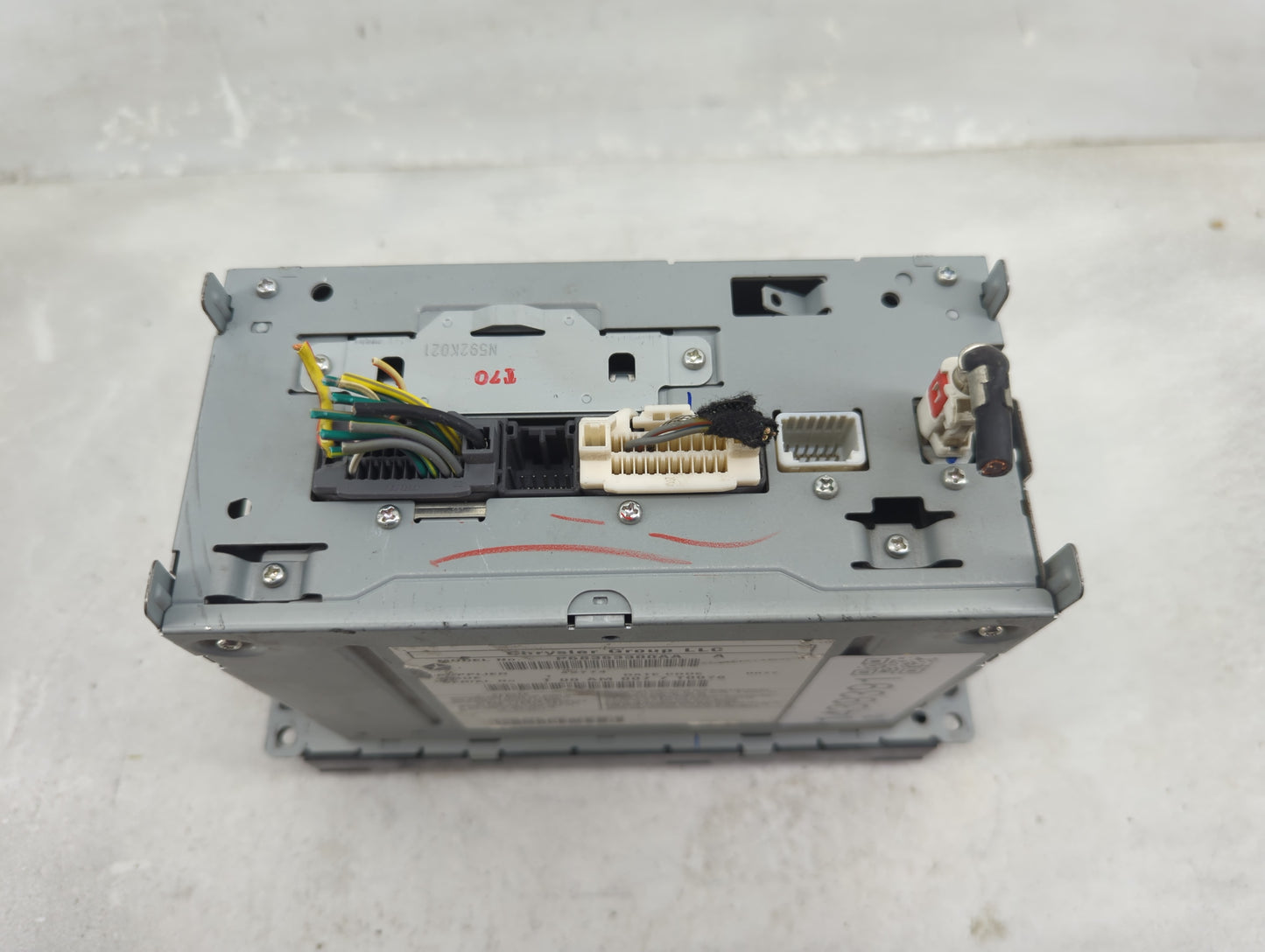 2017 Dodge Caravan Radio AM FM Cd Player Receiver Replacement P/N:P68363300AA Fits Fits 2012 2013 2014 2015 2016 2018 2019 2