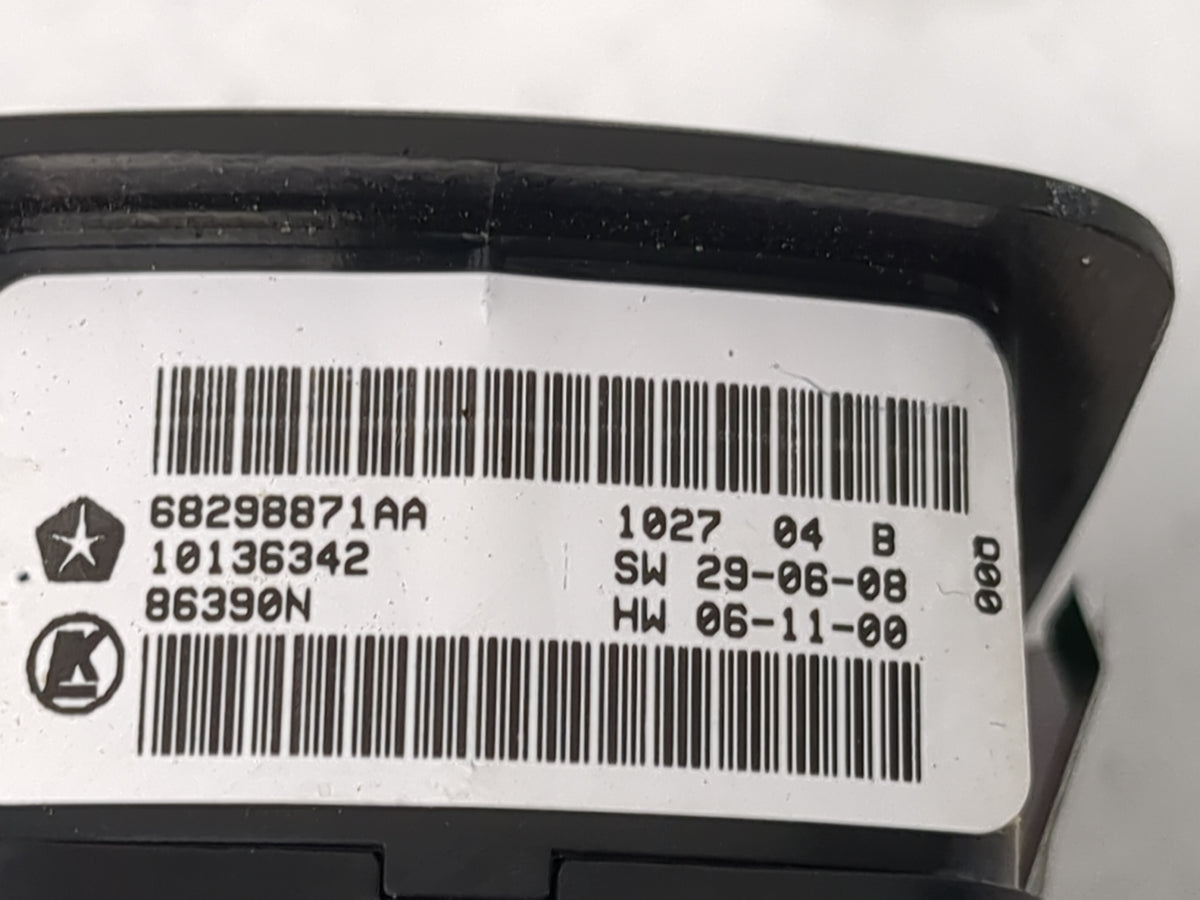 2017 Dodge Caravan Master Power Window Switch Replacement Driver Side Left P/N:68298871AA 10136342 Fits OEM Used Auto Parts