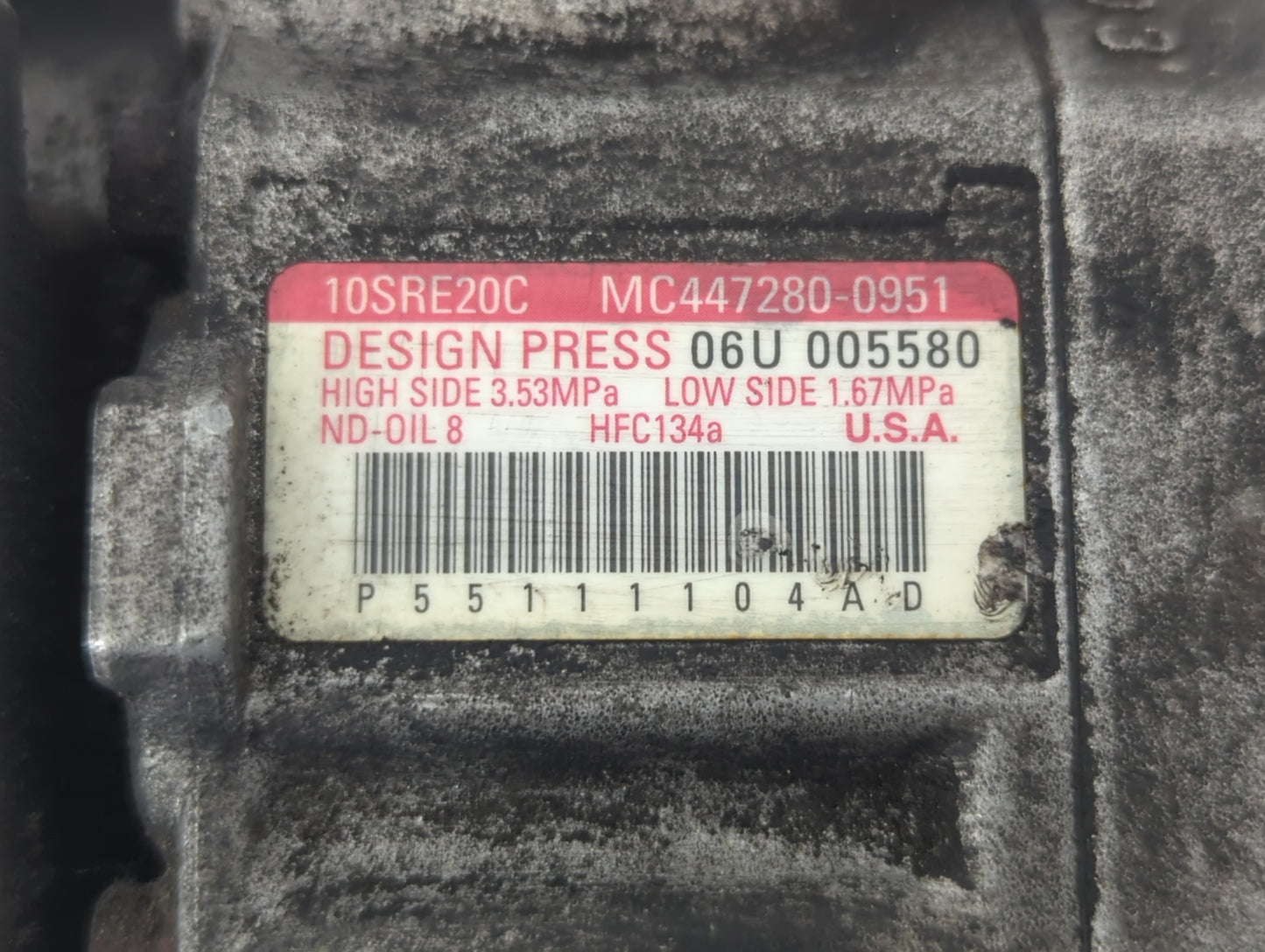 Dodge Caravan Air Conditioning A/c Ac Compressor Oem - Oemusedautoparts1.com