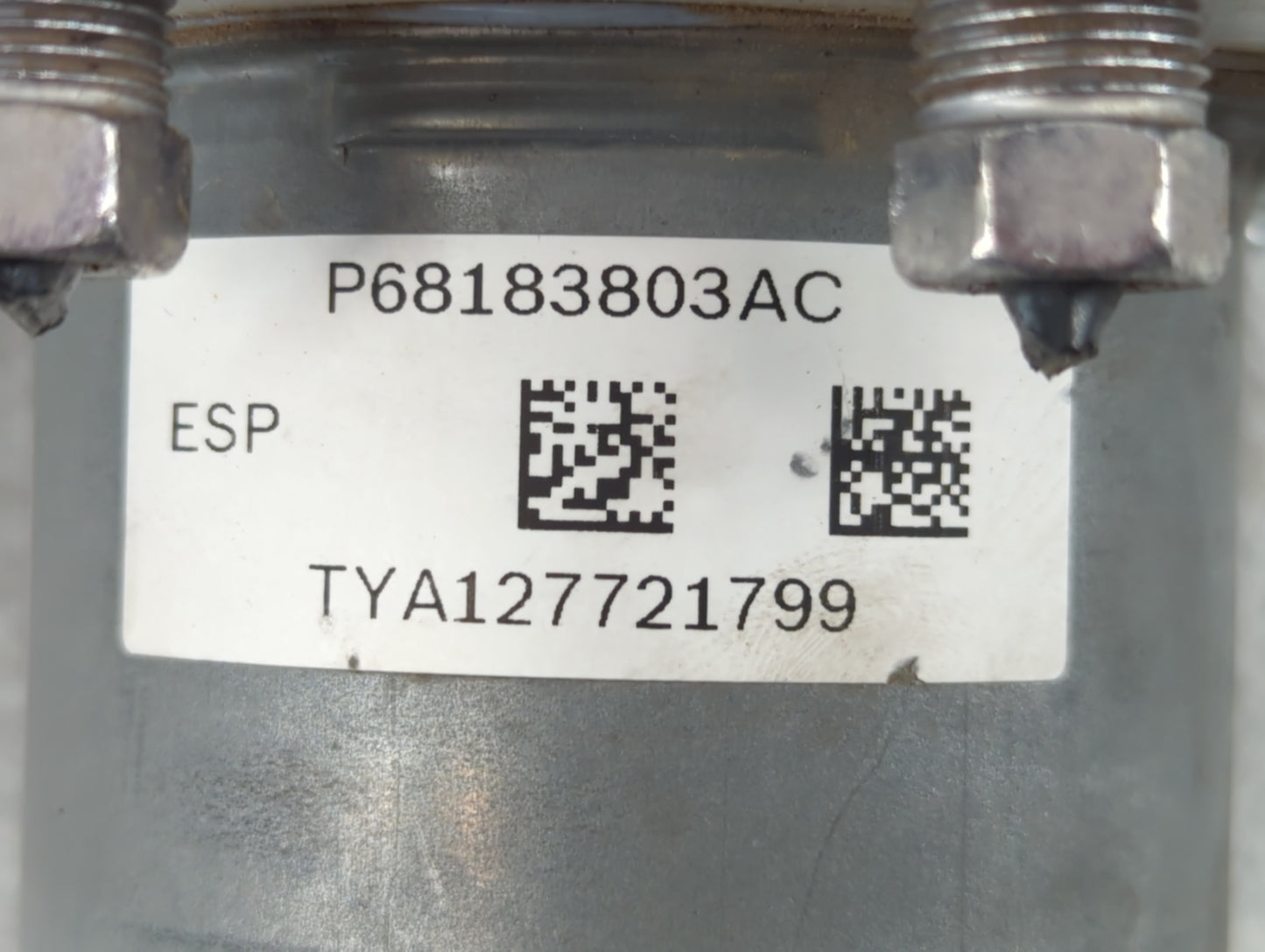 2017 Dodge Caravan ABS Pump Control Module Replacement P/N:P68183803AC Fits Fits 2015 2016 2018 2019 2020 OEM Used Auto Part