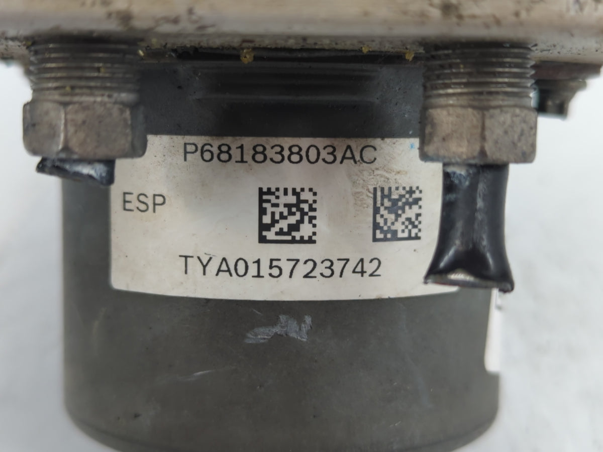 2017 Dodge Caravan Anti-Lock Brake ABS Pump Module Actuator OEM P/N:P68183803AC Fits Fits 2015 2016 2018 2019 2020 OEM Used